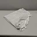 Plaid Farmhouse Gray Round Tablecloth 36 Inch Cotton Linen Heavy Weight Checkered Table Covers Cloths for Dining Room Kitchen Tabletop Decoration (Grey)