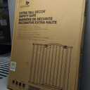 Summer Infant Extra Tall Decor Pet and Baby Gate, 28.75" - 39.75" Wide, 36" Tall, Pressure or Hardware Mount, Install In-between Rooms, Doorways & Stairways, Walk-Through Safety Gate, Black