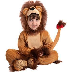 Spooktacular Creations Halloween Baby Realistic Brown Lion Costume with Booties for Infants, Toddler Halloween Dress Up, Animal Themed Party (18-24 months)
