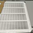 HVAC Premium 22 x 18 Duct Opening Steel Return Air Filter Grille, for 1-inch Filter, Removable Door, Flat Stamped HVAC Vent Cover Grille, Outer Dimensions 24.5 x 20.5