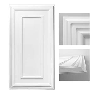 Art3d Drop Ceiling Tiles, 24"x48" White (24-Pack), Polyvinyl Chloride (PVC), Glue Down