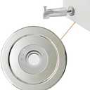 hwalu 1/4" Thick SUS304 Tub Spout Cover Ring, Bathtub Faucet Surround Sealing Spacer Plate, Bath Shower Remodel Trim Faceplate Gasket (Chrome)