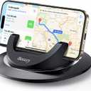 Beeasy Dashboard Cell Phone Holder for Your Car, Car Phone Holder with 360Rotatable Silicone Non-Slip, Universal Car Phone Mount for iPhone 17/16/15/14,Samsung, Google Pixel, All Smartphones and GPS (Black)