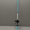 Zebco Roam Telescopic Fishing Rod and Spinning or Spincast Fishing Reel Combo, Durable 6-Foot Fiberglass Rod with ComfortGrip Handle, Pre-spooled with Zebco Cajun Fishing Line, 30