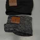 2-Pack Sleeping Headphones, Headband Headphones with Ultra-Thin HD Stereo Speaker, Bluetooth Headband for Sports, Workouts, Insomnia, Yoga, Air Travel, Meditation - Black&Grey