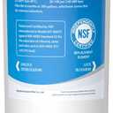 Waterdrop UKF8001 Refrigerator Water Filter 4, Replacement for Whirlpool EDR4RXD1, EveryDrop Filter 4, Maytag UKF8001AXX-750, UKF8001AXX-200, 46-9006, Puriclean II, WF-UKF8001, WD-F07