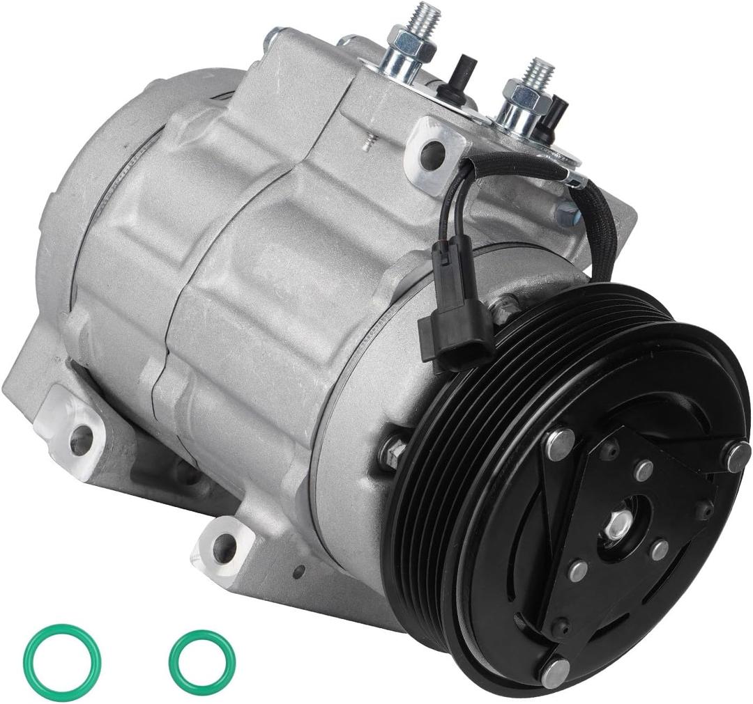 Air Conditioner AC Compressor with Clutch for Ford Expedition/Lincoln Navigator 5.4l 2007-2014, for Ford F-150 F-250 F-350 Super Duty Lobo 4.2l 4.6l 5.4l 6.2l, for Lincoln Mark LT 5.4L 07 08
