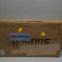 Folding Adirondack Chair, HDPE All-Weather Fire Pit Chairs, Plastic Adirondack Chairs with 2 Cup Holder, Outdoor Lawn Chair for Patio Garden (Black)