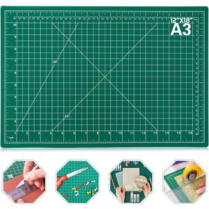 anezus Self Healing Sewing Mat, 12inch x 18inch Rotary Cutting Mat Double Sided 5-Ply Craft Cutting Board for Sewing Crafts Hobby Fabric Precision Scrapbooking Project