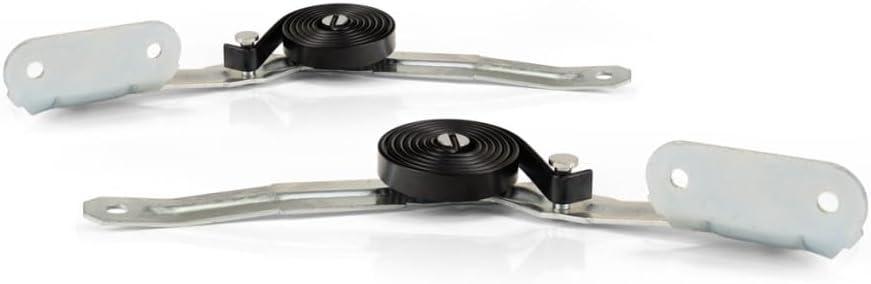 For Ford Pickup 1990 91 92 93 94 95 96 1997 Hood Hinge Driver and Passenger Side | Pair | Steel | Replacement for FO1236103, FO1236104 | 615343329291, F4TZ16826B, 615343329307, F4TZ16826A