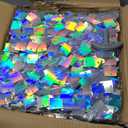 Shimmer Wall Backdrop Silver Iridescent 6FTx4FT Square Sequin Wall Panel Backdrop Decor for Wedding Anniversary Birthday Party, 24 Panels