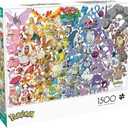 Buffalo Games - Pokemon - 1 Pokemon - Kanto 151-1500 Piece Jigsaw Puzzle for Adults -Challenging Puzzle Perfect for Game Nights - Finished Size is 38.50 x 26.50