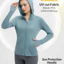 baleaf Women's Sun Protection Jacket Hoodie Clothing Lightweight Long Sleeve Sun Cover Up Shirt (M)