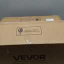 VEVOR Undermount Bathroom Sink, 18.5 x 13.19 Inch Rectangular White Ceramic Vessel Sink with Overflow Hole, Under Counter Drop in Modern Lavatory Vanity Bath Wash Bowl Basin, Rectangle Small Space