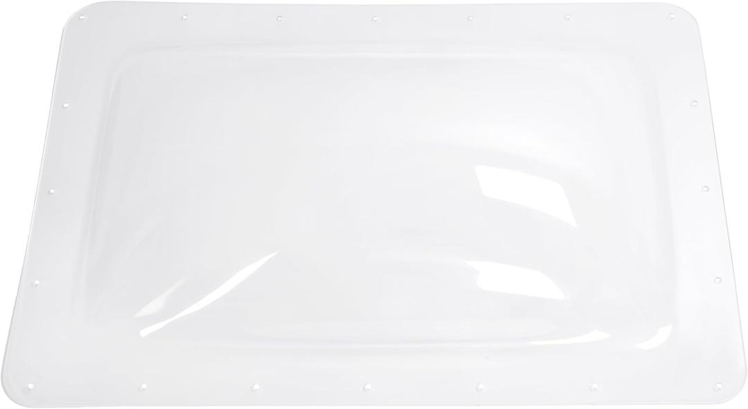 HECASA 18" x 26" RV Skylight Cover Universal Clear Skylight Openings for 14" x 22" Camper Roof Window Skylight Dome Replacement