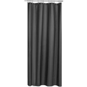 N&Y HOME Fabric Shower Stall Curtain or Liner 36 x 72 Inches - Hotel Quality, Machine Washable, Water Repellent - Graphite Gray, 36x72