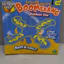 Boomerang for Kids - Easter Gifts for Boys & Girls All Ages - Best Easter Basket Stuffers & Fun Kid Gift Ideas - Outdoor Toys - Fun Children Birthday Party Favors - Valentines Day Gifts For Kids (Orange)