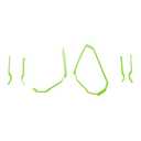 RAZPOY Center Console Dash Grab Handle Cover Trim Compatible with 2021-2024 Ford Bronco Light Green Interior Accessories (Not for Bronco Sport)