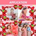 152Pcs Strawberry Balloons Balloon Arch Garland Kit with Foil Strawberry, Strawberry Shortcake Sweet Girl Berry First Themed Party Decorations Supplies for Birthday Baby Shower
