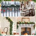 2 x 36 Pcs Velvet Bows for Christmas Tree Decorations Indoor, Vintage Christmas Tree Bows Velvet Ornaments for Garland Wreath Gift Wrapping Bags Door Fireplace Holiday Decor, Black(5" * 7")