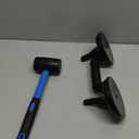 Floor Gap Fixer Tool for Laminate Floor Gap Repair Include Suction Cup and Mallet (Can't Use On Scraped Surface Floor) (Blue)