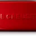 Le Creuset Stoneware Signature Oval Chip and Dip Platter, 13", Cerise