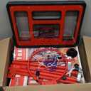 Kids Basketball Hoop Adjustable Height 3.5FT-6.2FT, Indoor & Outdoor Toddler Basketball Hoop with Scoreboard & LED, Boys Basketball Toy for 3 4 5 6 7 8 Years Gift, Portable Basketball Goals Sport Game