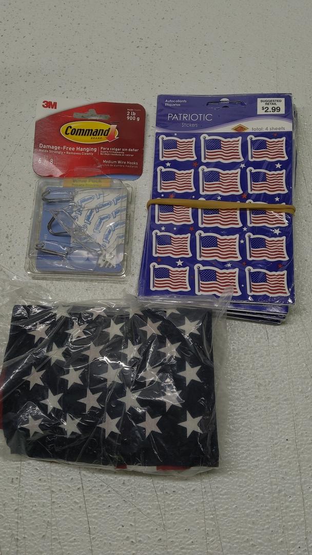 American Flag,Hangers & Patriotic Stickers & 3M Command  American Flag,Hangers & Patriotic Stickers & 3M Command