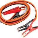 Performance Tool W1668 6GA 16 ft. Battery Jumper Cables - Rubber-Coated 100% Copper Cables, Color-Coded Alligator Jaws, Heavy Duty