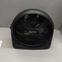 Amazon Basics Air Circulator Fan, Desk Fan for Bedroom, Home and Office, With 90-Degree Tilt Head, 3 Speed Settings, Lightweight (4.2 LBS), 70 Watts, Black, 14.8"Wx7.6"Dx14.1"H