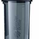 BlenderBottle Shaker Bottle Pro Series Perfect for Protein Shakes and Pre Workout, 28-Ounce, Black (Pack of 1)