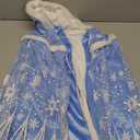PURFEEL Girls Princess Cape for Elsa Kids Warm Hooded Cloak Dress up S 2-3T