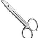 Rui Smiths Pro Precision Toenail Scissors | Stainless Steel Pedicure Trimmer Cutter with Micro-Serrated, Anti-Skid Cutting Edges and Long Handles For Hard Nails | Made in Solingen, Germany