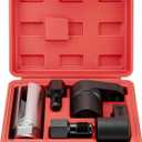 5PCS Oxygen Sensor Socket Removal Tool Wrench and Thread Chaser Set O2 Oxygen Sensor Socket Set Automotive Oxygen Sensor Removers for Removing and Install Oxygen Sensors Hex Vacuum Switches