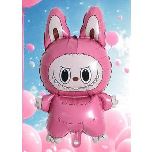 PINK Bunny Monster Balloon
