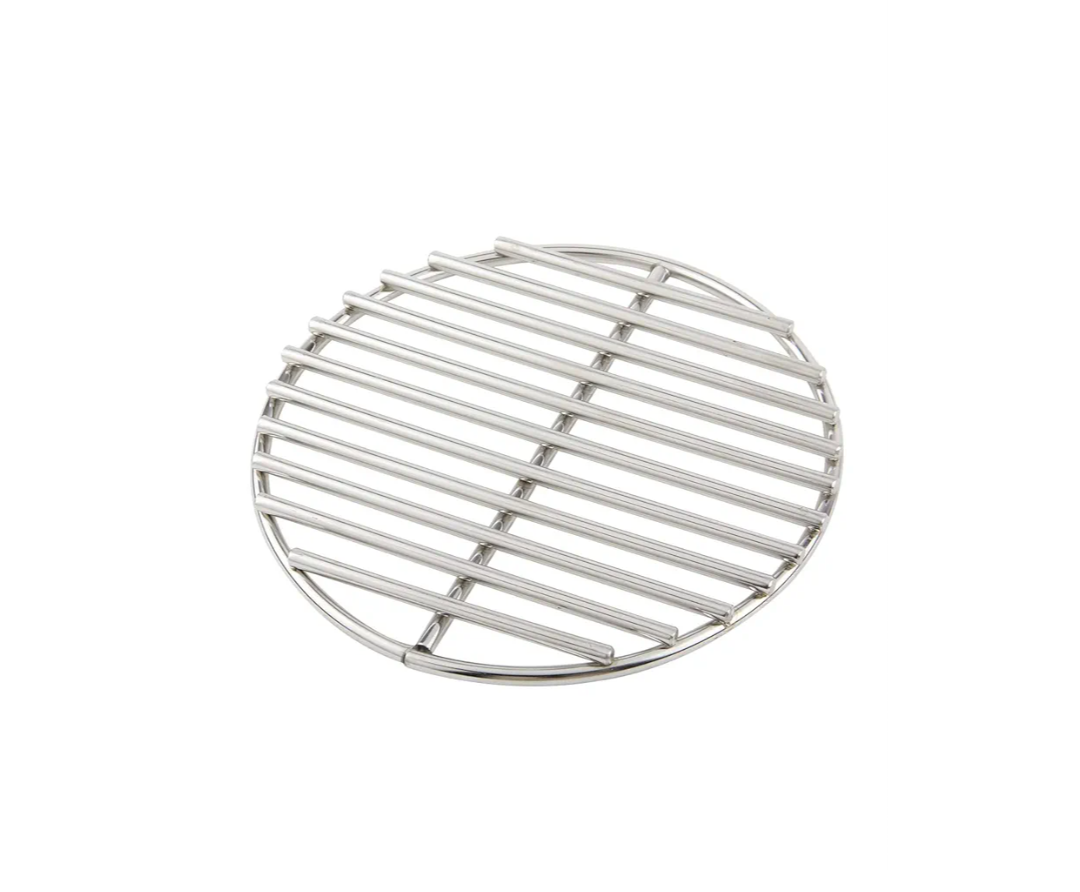 KAMaster 9" BBQ High Heat Stainless Steel Charcoal Fire Grate,Fits Large and Mini-max Grill Green Egg Fire Grate and Kamado Grill Parts Charcoal Grills Grate Replacement Accessories(9'')