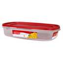 Rubbermaid 1777163 24 Cup Rectangle Easy Find Lid Food Storage Container