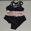 Solid Swimwear Tankini Set for Women Girls 2024 Printed Swimwear Tankini
(13 -14yr)