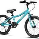 AVASTA Bilbo 20 Inch Kids Bike for Boys Girls 6 to 10 Years Old, Retro Style High Carbon Steel Bicycle with Adjustable Handlebars and Seat, Dual V-Brakes,Semi-Chain Guard, Kickstand, Cyan, 
Wheel Size	20 Inches
Size	20 Inch
