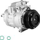 ILONPA New AC Air Conditioning Compressor with Clutch for Ford Explorer Flex Taurus Police Interceptor Sedan/Interceptor Utility 2013-2019, for Lincoln Continental 17-20, MKS/MKZ 13-16, MKT 13-18