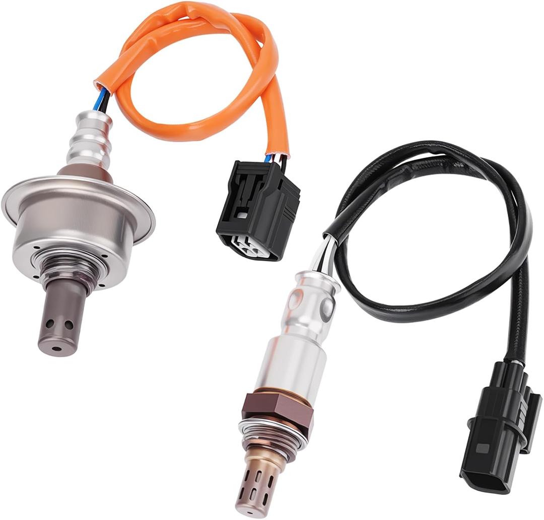 2Pcs Upstream  Downstream Oxygen Sensor O2 Sensor Compatible with 2007-2011 Honda Civic DX EX EX-L LX LX-S 1.8L L4 Replace# 234-9124 234-4350 36531RNAJ01 36532RNAA01 2112002490 36532RMXA01 753889