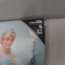 Spooktacular Creations Ice Princess Dress for Girls, Snow Princess Costume, Sequin Dress with Cape for Kid Halloween Birthday (Blue, S)