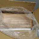 MyGift 11x14 Deep Shadow Box with Cork Board Backing, Memory Keepsake Box, Display Case Wall Mounted for Collectibles with Clear Acrylic Front Window Panel, Metal Handle and Latch, Acacia Wood