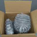 TIKI 2-Pack Topaz Blue Glass TIKI Torches  65" Outdoor Decorative Torches for Patio, Backyard & Garden  Easy Install, Weather-Resistant with Long-Lasting Wick & Snuffer