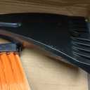 EcoNour 27" Aluminum Ice Scrapers for Car Windshield | Car Snow Scraper Window and Snow Brush with Ergonomic Foam Grip Winter Accessories (Orange)