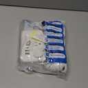 Extension Cord 15 ft, Power Strip with 6 Outlets 4 USB Charger(2 USB C Port), Flat Plug Outlet Extender Long Cord, Protection for Indoor, Home, Office Supplies, Dorm Room Essentials (White)