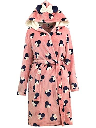 Disney Womens Robe Minnie Mouse Pink Small