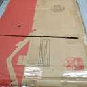 37.4" Cat Litter Box Enclosure with Scratch Pad, Sliding Door