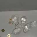 Mcredy Acrylic Cabinet Furniture Legs 3.35 Inches / 85 mm Height Couch Acrylic Feet Transparent Sofa Couch Furniture Legs, Pack of 4,Type-1