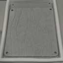 2 PCS Nesting Stone Drying Mat for Kitchen Counter,Equipped Dish Rack,Tableware Drying Mat Set,Diatomaceous Earth MaterialSuitable for Plates,Cups and Any Kitchen Utensils (Grey)